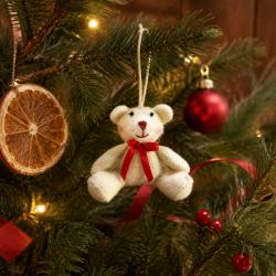 Hanging Decoration Handcrafted Felt Teddy Bear 
