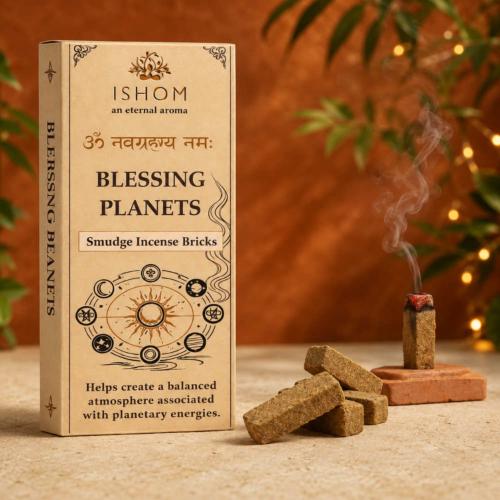 ISHOM Blessing Planets Smudge Incense Bricks