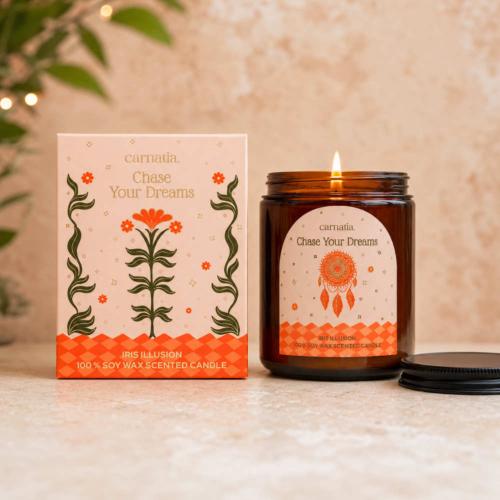 Candle Carnatia Iris Illusion, Chase Your Dreams 280g