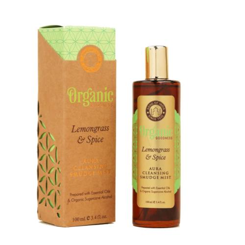 Aura Smudge Spray Organic Goodness Lemongrass & Spice 100ml