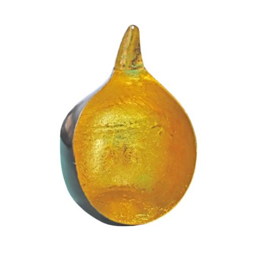 Candle Holder Painted Iron Gold Colour