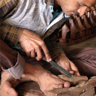Woodcarvers of Saharanpur