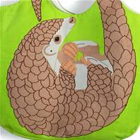 Shoulder bag, cotton, pangolin