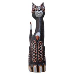 Leopard Cat Albesia Wood 11 x 6 x 50cm