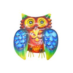 Owl Metal Height 16cm