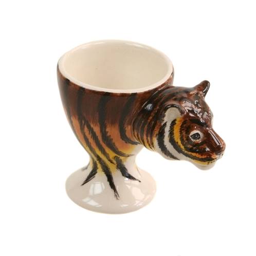Ceramic eggcup, tiger