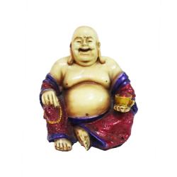 Buddha Laughing Statue Light of Asia 13cm height