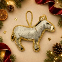 Hanging Decoration Embroidered Donkey
