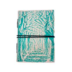 Notebook Recycled Paper Trees Green 13 x 18cm