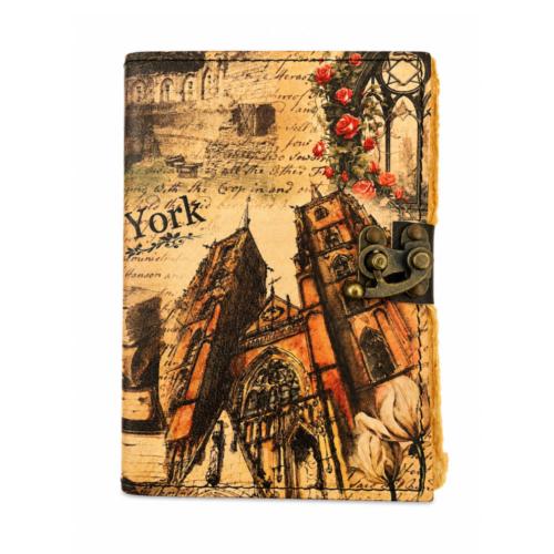 York Minster Notebook Journal with Clasp 13 x 18cm