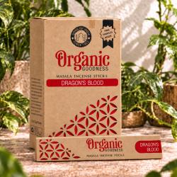 Incense, Organic Goodness, (box of 12) dragons blood