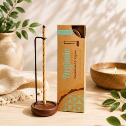 Rope Incense Organic Goodness Meditate Sandalwood & Cypress