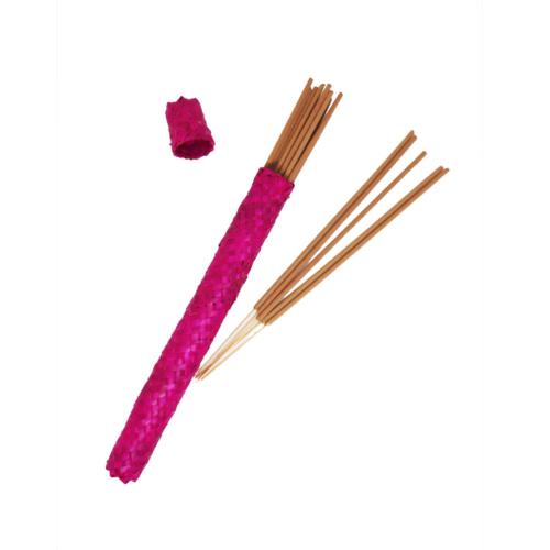 Incense in Palm Leaf Tube Rose
