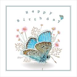 Greetings card, Happy Birthday, Butterfly