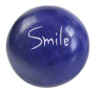 Palewa sentiment pebble, blue - Smile
