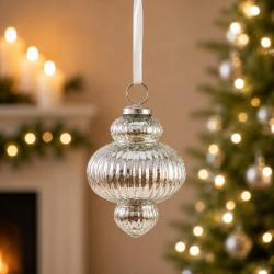 Hanging Tree Decoration Glass Chandelier Silver Colour