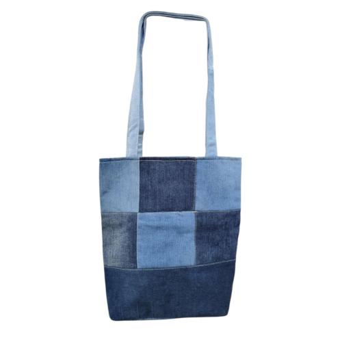 Tote Bag / Shopper Recycled Denim 32 x 9 x 33cm