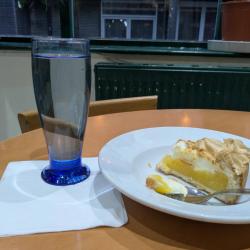 Single Beer Glass Recycled Glass Blue Tinted, 16.7cm height