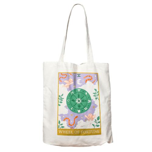 Tote Bag Recycled Cotton Wheel of Fortune 36 x 40cm