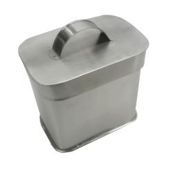 Lunch box or storage box stainless steel, plastic-free 15x10.5x16cm