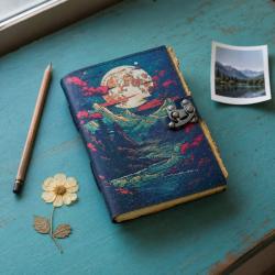 Moonlit Mountains Notebook Journal with Clasp 13 x 18cm