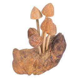 Handcrafted Wooden Toadstool Woodland Decoration