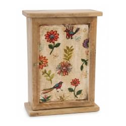 Key Chest / Cabinet Mango Wood Garden 20x9x25cm