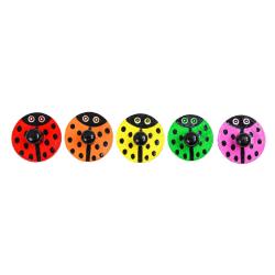 Handcrafted Ladybird Spinning Top – Assorted Colours