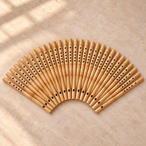 Handcrafted Bamboo Flute – 30cm (Set of 30)