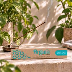 Incense, Organic Goodness, (box of 12) white sage