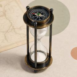 Compass with Sand Timer