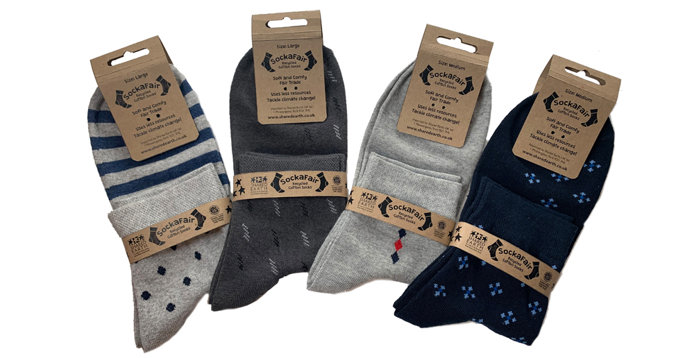 Sockafair socks - recycled and Fair Trade